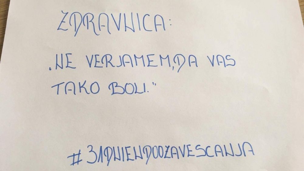 Zanikanje še nikoli ni rešilo problema ‒ zanikanje problem poglablja
